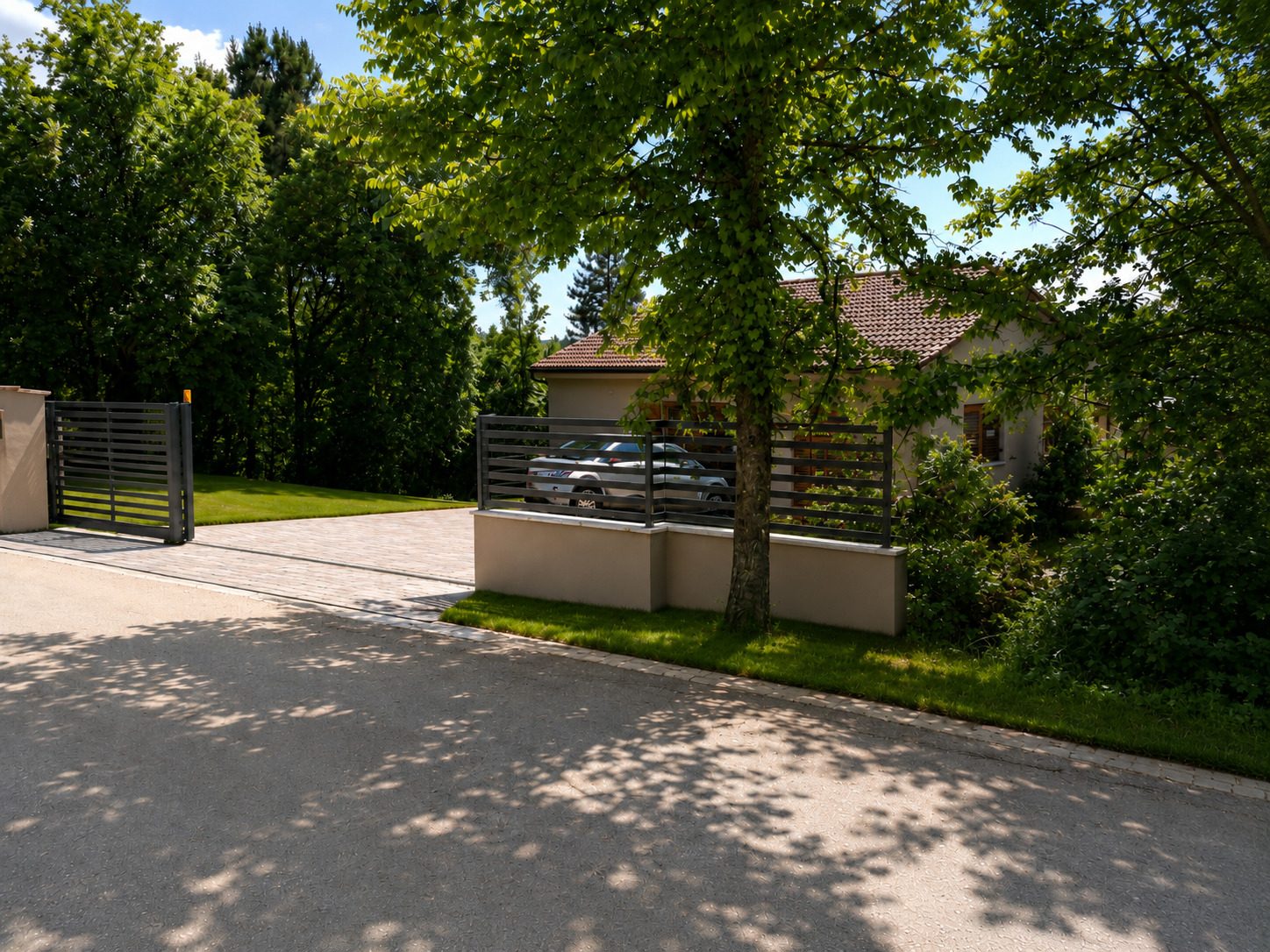 Entrance area of the Villa VinoSelo property
