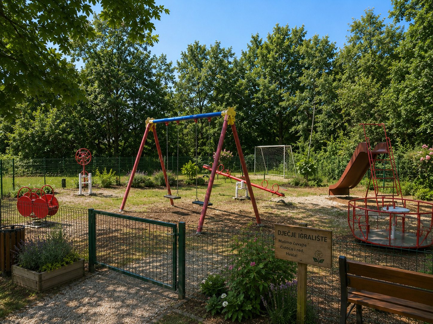 Playground near Villa VinoSelo